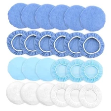  Buffing Pads, 30 Pcs Orbital Microfiber Car Polishing Pads with Flexible Loop 