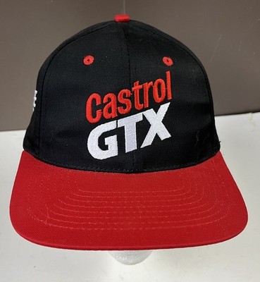 Vintage Castrol GTX Hat SnapBack Embroidered Racing Drive Hard Racing