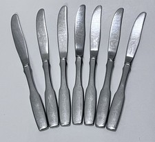Oneida Paul Revere 7 Knives Set Satin Stainless Steel Flatware Knife