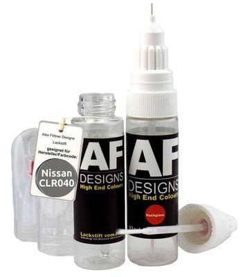 Lackstift für Nissan CLR040 Deep Silver MK II Metallic Tupflack