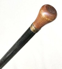 Knob handle wooden hand carved walking stick for men women cane design gift