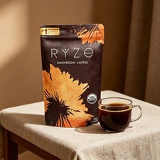 Organic Mushroom Coffee 30 Servings Instand Coffee Powder Brain  Immune Boost