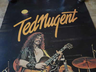 VTG 1970s 1978 Original Ted Nugent Poster 35