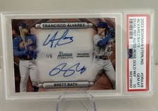 2023 Bowman Sterling - Alvarez/Baty Rose Gold Refractor Auto #DRAAB 1/5 FOTL