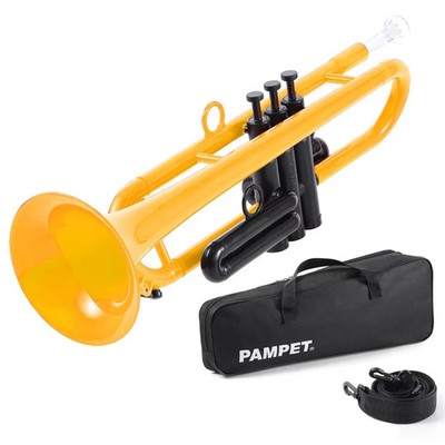 Plastic Trumpet - Yellow - OPEN BOX - Lightweight, Durable, Fun!