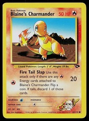 Blaine's Charmander 60/132 Gym Challenge Common Unlimited