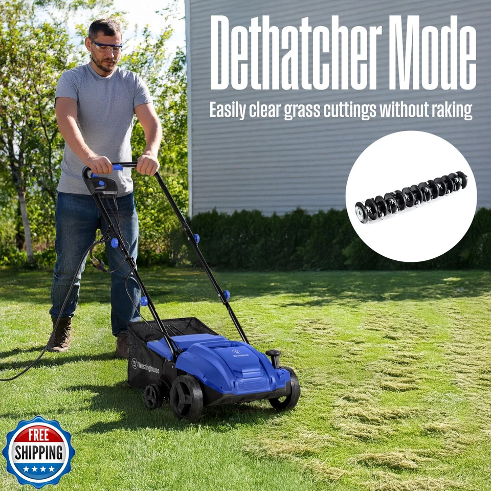 Westinghouse 13 pulgadas 12 amperios 2 en 1 recogedor eléctrico con cable y aireador con Foto 4 de 4