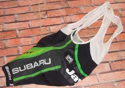 SUBARU SANTINI Maillot Body Bici Ciclismo Salopette Bib-Shorts (210) Talla S - Imagen 1 de 3