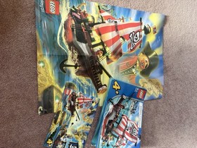 Lego Set 7075 Captain Redbeard  Pirate Ship Figures Instructions Poster Figures