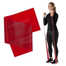 Professional Resistance Band, Red Level 2 Medium, 5 ft Level 3 / Heavy - Red