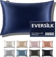 Mulberry Silk Pillowcase for Hair and Skin: 22 Momme 100 Pure Natural Silk