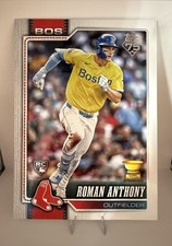 Roman Anthony - Red Sox  2026 Topps Series 1 RC Yellow Jersey Variation SP #189