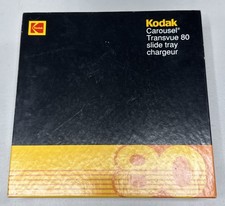 KODAK Carousel Transvue 80 Slide Tray w/ Original Box  Instructions