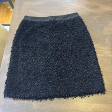 J McLaughlin NWT Women's Felix Skirt Black Snowflake Back Zip Size 4