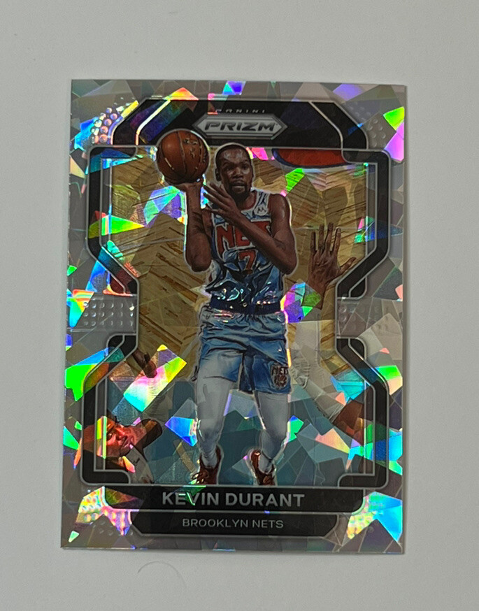 2021-22 Panini NBA Prizm Kevin Durant Cracked ICE #120 Brooklyn Nets Pack Fresh