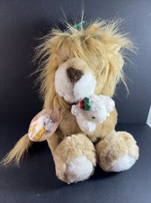 Vtg Commonwealth 16" The Lion And The Lamb 1994 Plush Stuffed Animal Christmas