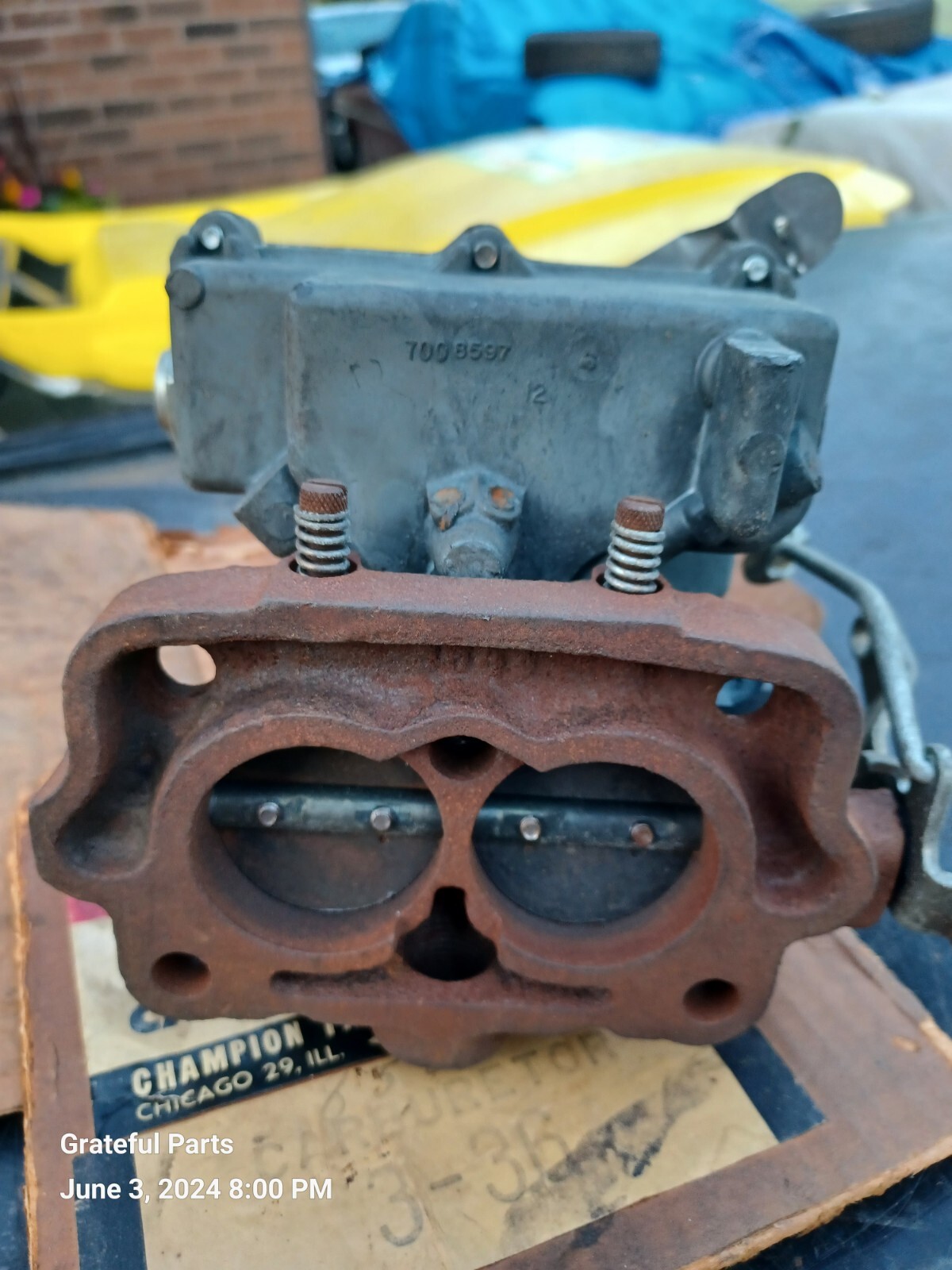 Carburetor 336 Champion Rochester 2 Jet GM 7008597 2 Barrel Rebuilt eBay