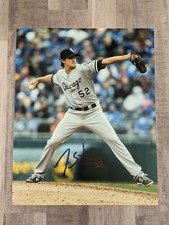 Jake Petricka Signed 8x10 Photo COA Chicago White Sox Brewers Blue Jays