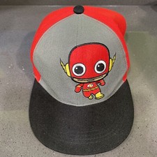 Six Flags The Flash Comic Hats Snapback embroidered red gray hat