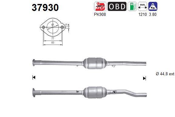 AS Katalysator Kat Passend FüR VW Golf V 1K1 5M1 521 Benzin 37930-image