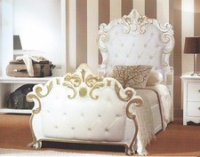 LETTO SINGOLO IN LEGNO BAROCCO