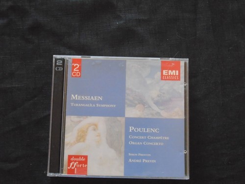 Messiaen/Poulenc - Turangalila Symphonie / Concert Champêtre / Organ Previn 2CD