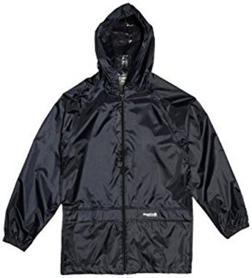 Regatta Stormbreak Children's Waterproof Jacket Black Navy