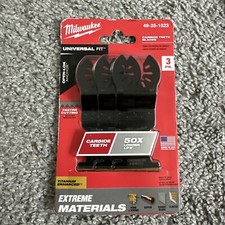 Milwaukee 49-25-1523 OPEN-LOK 1-3/8" Bi-M Extreme Metal Multi-Tool Blade 3pk