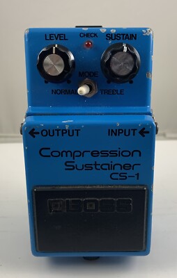 Boss CS-1 Compressor Sustainer Effect Pedal  MIJ Japan Vintage Black Label