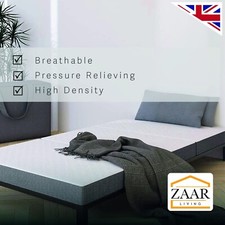 Tri-fold Mattress High Tension Reflex Folding Mattress 12.5cm Depth 2ft 3ft 4ft6