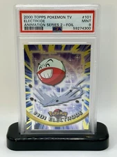 TOPPS POKEMON TV PSA 9 MINT FOIL ELECTRODE #101
