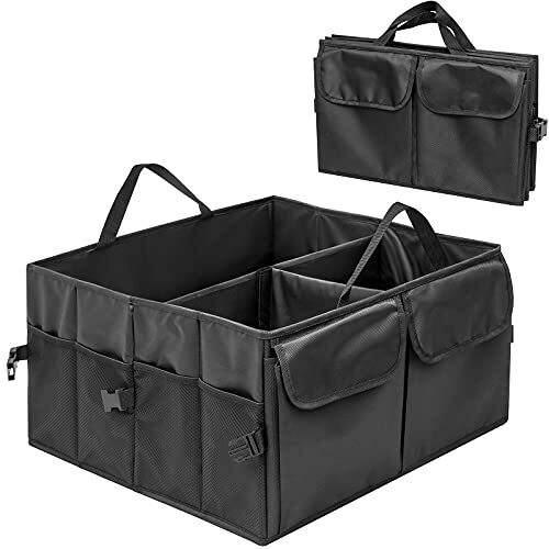 Car Boot Organiser Bags Trunk Organiser Vehicle Storage Box Foldable