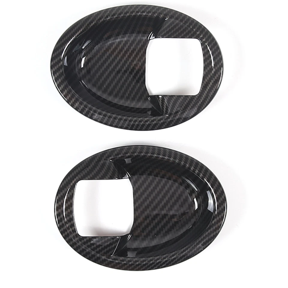 Cubierta interior de tazón de puerta ABS de fibra de carbono para Mitsubishi Eclipse 2006-2011 EE. UU. Foto 4 de 4