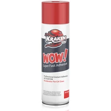 Kraken Bond WOW CA Glue Accelerator Spray (Activator Only) 1 Pack (16.9 oz)