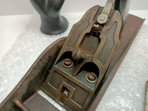 Vintage Stanley/ Baily No 6 Hand Plane - Made In England - Smooth Bottom - 46 Cm - Picture 16 of 20