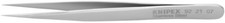 Knipex 92 21 07, 4 1/2" Stainless Steel Gripping Tweezers-Needle Point Tips