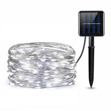 LED Solar Fairy Light Outdoor Waterproof, 8 Modes Outdoor Solar Tree Light 33ft