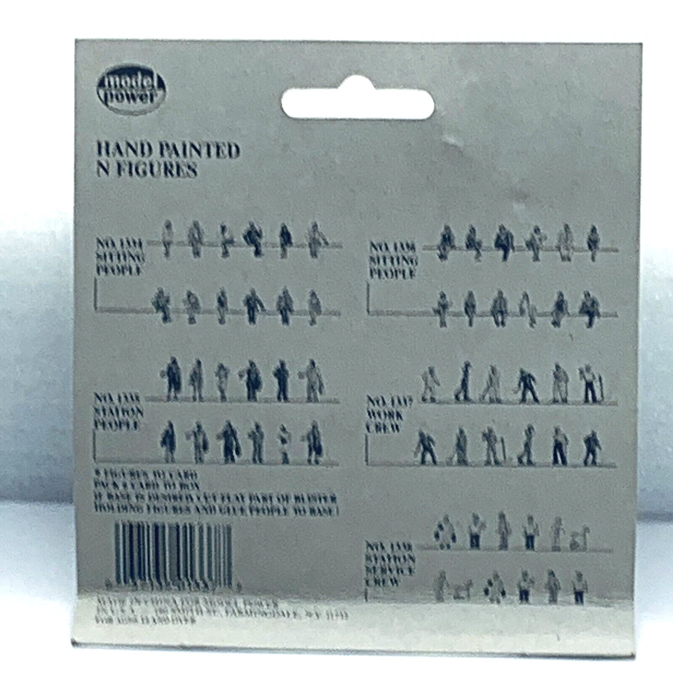 MODEL POWER-WORK CREW- N-SCALE #1337- - Image 2 of 2