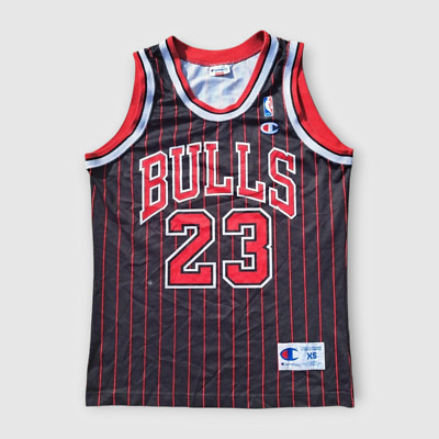 Champion Chicago Bulls Jersey Michael Jordan Basketball Jahre 1995-1997 TG.XS
