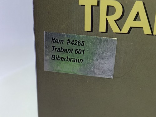 RARE SUN STAR 1/18 - TRABANT 601 - EXCELLENT BOXED CONDITION - Picture 24 of 24