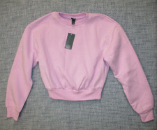 New Wild Fable Women's Lavender Pullover Long Sleeve Sweatshirt Size Small