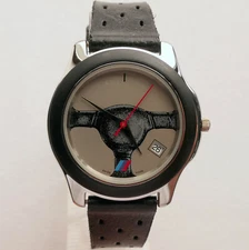 BMW M Power M3 E30 Motorsport Racing Technik Steering Wheel Car Accessory Watch