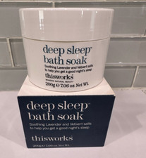 THISWORKS Deep Sleep Bath Soak Soothing Lavender  Velvet Salts 7.06 oz 200g NEW
