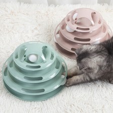 New Puzzle Cat Three-Layer Play Plate Toy