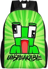 Cool 3D Printed Cartoon Backpack for Teens-17 Inch School Bookbag - new-