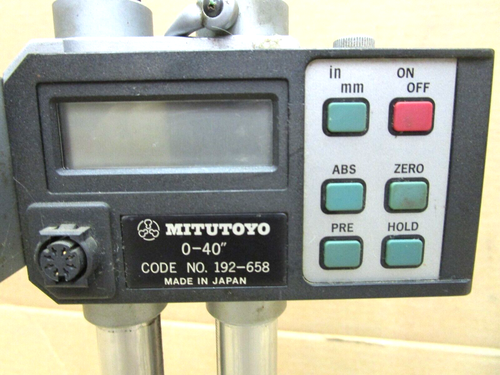 Mitutoyo 0-40" Height Gauge 192-658 50446HM - Picture 7 of 11