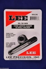 Lee 90136 Case Length Gauge & Shell Holder 30/30 Winchester #90136