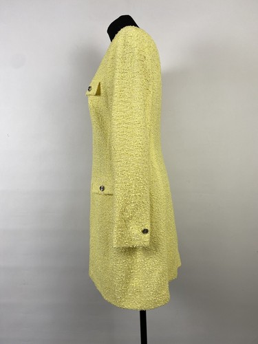 Escada Vntg 90’ Margaretha Ley Wool Sequins Set Zip Jacket Coat + Dress Size 38 - Picture 6 of 16