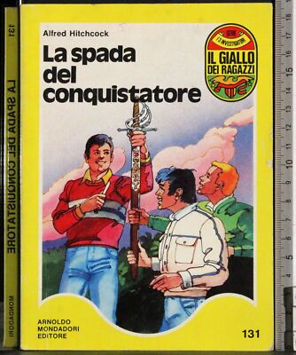 GIALLO. LA SPADA DEL CONQUISTATORE. ALFRED HITCHCOCK. MONDADORI.