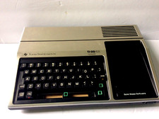 Vintage Texas Instruments TI-99/4A Computer No Power Cord Untested Sold "as is"